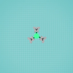 Cute spinner ( light and dark green )