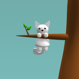 cat on tree