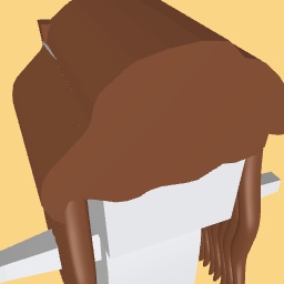Brown hair