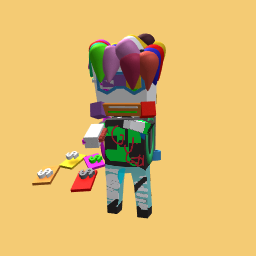 Rainbow person.