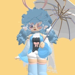 Blue girly that slays