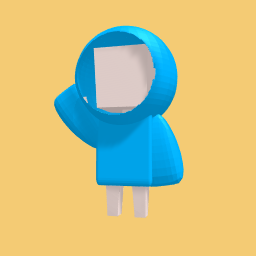 Blue hoodie