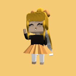 Orange girl outfit