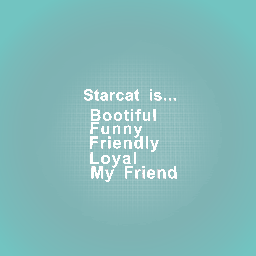 Describing Starcat{Read Description}