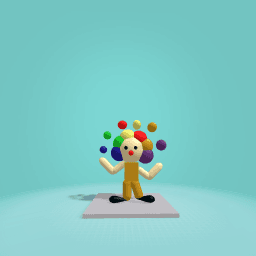 The juggling clown