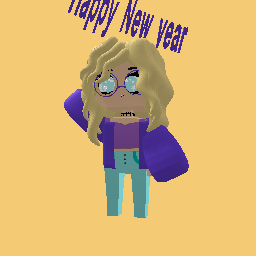New year girl