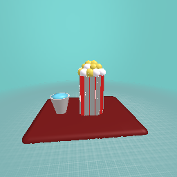 Popcorn and some Water