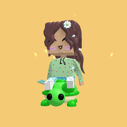 Adopt me turtle + Christmas cute?