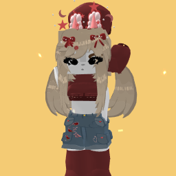 y2k red girl / razanchai 