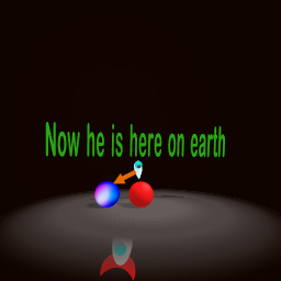 Get the dog onto  earth