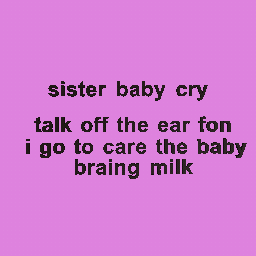 i dont no why baby cry