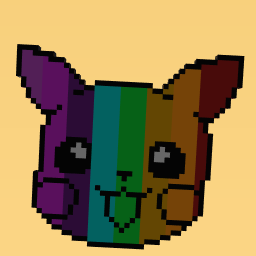 Rainbow pikachu !!