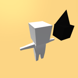 Black pointy shape hat