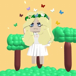 beuatifull forest girl