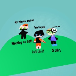 When my friend says take the pizza but im full