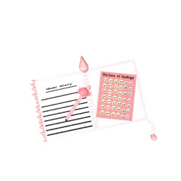 Unicorn notebook diary.
