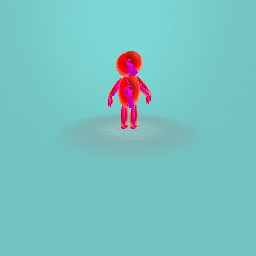 Inside the  glitched figure