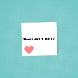 Shout out!!!