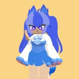 blue cat girl 2.0
