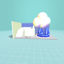 Rain cloud bed room