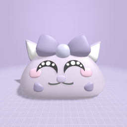 little cute purple cat