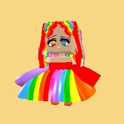 Rainbow girl