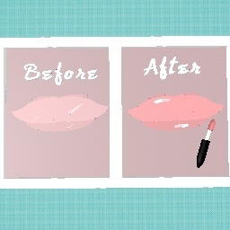 Before and after lips