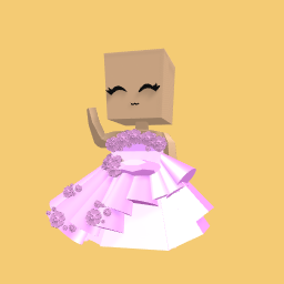 Pink shiny dress xD