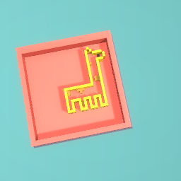 Giraffe chocolate mould