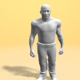 bald and white hulk