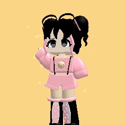 Pink black and white girl