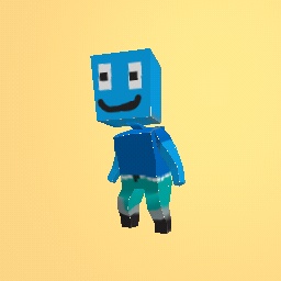 blue dude from the popular game among us