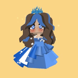 Super cute ice queen girl