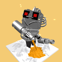 Evil exo skelton body 