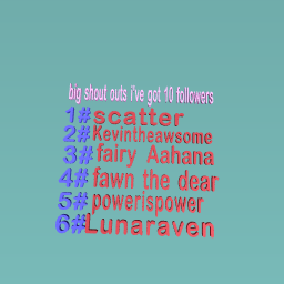 biggest shout out ever