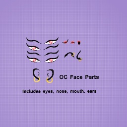 Daily Free Spree! (Red heartbreak OC parts)