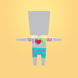 tie die rainbow tang top