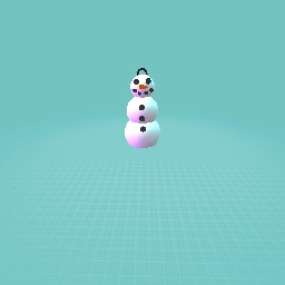 Snowman Keychain