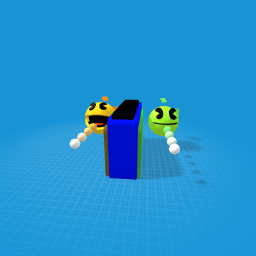 Yellow Pac-Man & Green Pac-Man