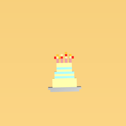 3 teared birthday cake