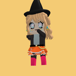 Witch costume with hat 