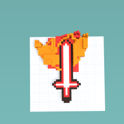 Flaming hot sword