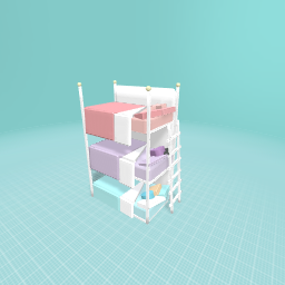 bunk bed for triplets