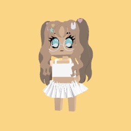 Cute preppy outfit (HAIR NOT MINE)
