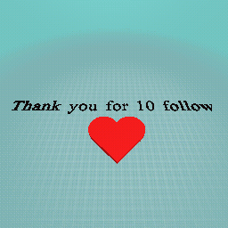 thank you for 10 follow