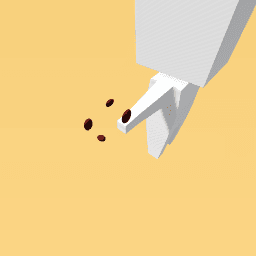 Blood flying as droplets