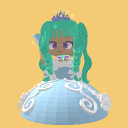 cute prom snow princces