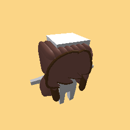 Brown Hair w/ pigtails