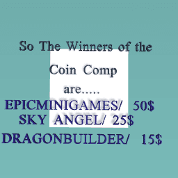Winners of Coin Comp