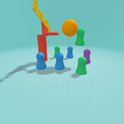 Basketball Green vs Blue